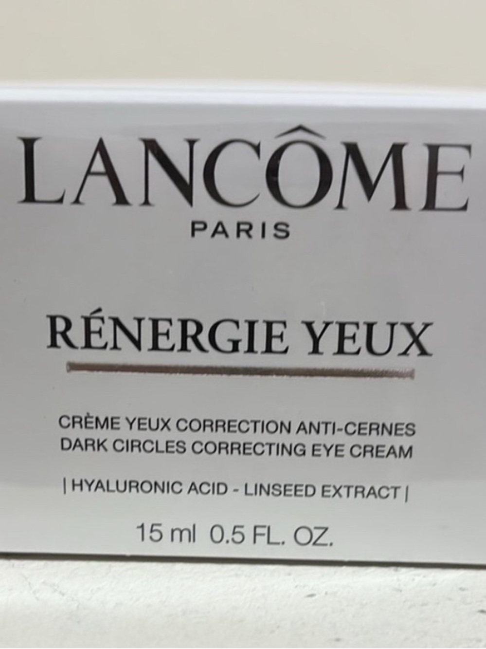 Lancome Rénergie Yeux Eye Cream - White